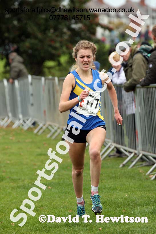 Senior womens Northern Cross Country Relays, Graves Park, Sheffield. Photo: David T. Hewitson/Sports for All Pics